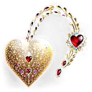 Sparkly Heart Clipart Fantasy PNG Wco PNG