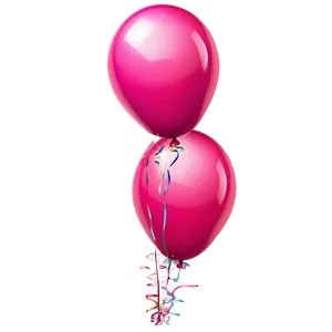Sparkly Pink Balloons Festivity PNG Ktv PNG