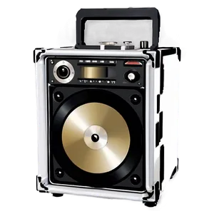 Speaker With Record Player Png 05242024 PNG image