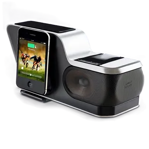 Speaker With Smartphone Dock PNG Raj PNG