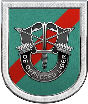 Special Forces Crest De Oppresso Liber PNG image