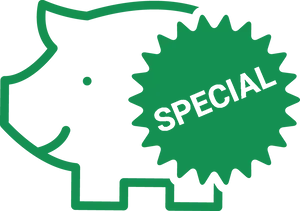 Special Offer Hedgehog Icon PNG image