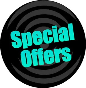 Special Offers Vinyl Record Design PNG image