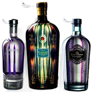 Specialty Infused Liquor Bottle PNG 50 PNG