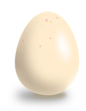 Speckled Egg Illustration PNG image