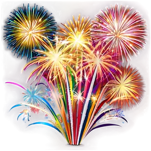 Spectacular Celebration Fireworks Show PNG 05232024