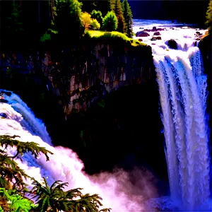 Spectacular Snoqualmie Falls PNG Irf41 PNG