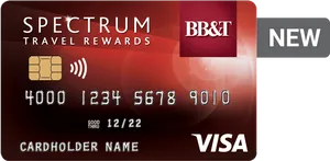 Spectrum Travel Rewards Visa Card New PNG