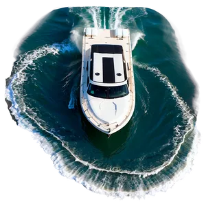 Speed Boat Aerial View PNG Hgu PNG