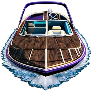 Speed Boat Bow View PNG 06282024 PNG