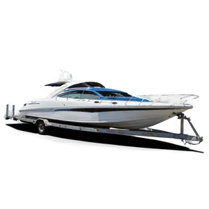 Speed Boat Docked PNG 06282024