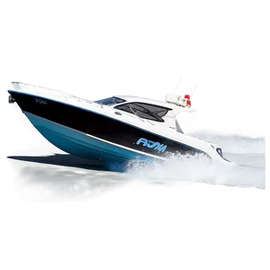 Speed Boat In Storm PNG Wdv68 PNG