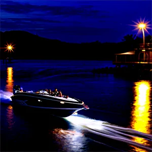 Speed Boat Night Cruise PNG Ojs59 PNG
