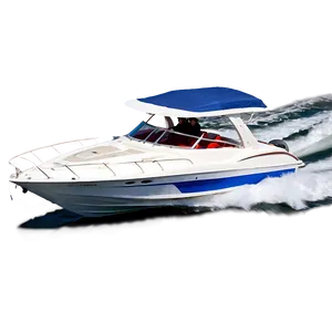 Speed Boat Passing PNG 5
