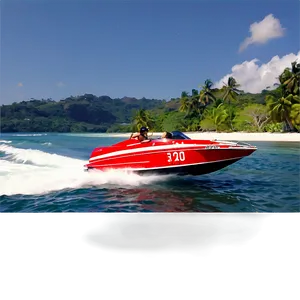 Speed Boat Passing PNG Utw82 PNG