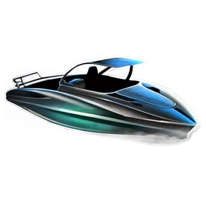 Speed Boat Silhouette Png 90 PNG image