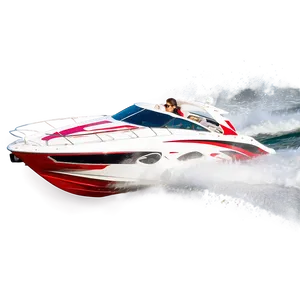 Speed Boat Wake Png 06282024 PNG image