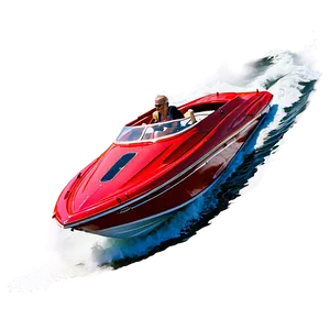 Speed Boat Wake Png 06282024 PNG image