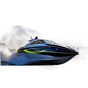 Speed Boat Wave Splash PNG Jiw88