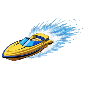 Speed Boat Wave Splash PNG Our