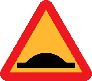 Speed Bump Signboard Warning PNG