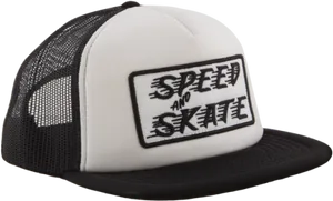 Speedand Skate Trucker Hat PNG image