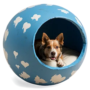 Spherical Dog House PNG 06122024