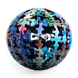 Spherical Puzzle Ball Png Oqk PNG image