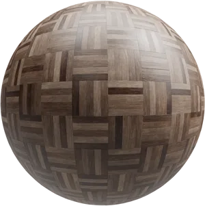 Spherical Wood Floor Pattern PNG image