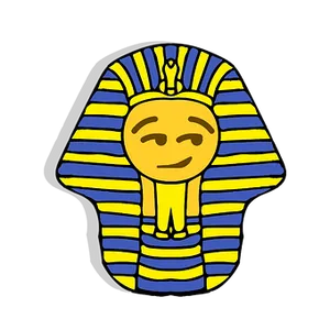 Sphinx Emoji Mashup PNG image