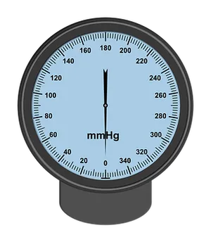 Sphygmomanometer Dial Reading