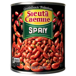 Spicy Beans Can PNG Vht