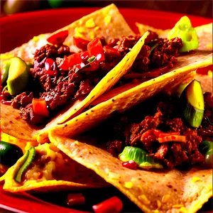 Spicy Beef Nachos Delight Png 98 PNG image