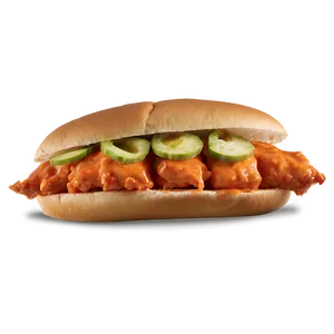 Spicy Buffalo Chicken Sandwich Png 6 PNG image