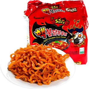 Spicy Chicken Flavor Ramen Packand Prepared Noodles