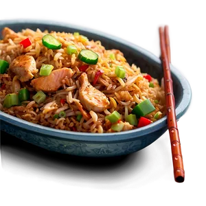 Spicy Chicken Fried Rice PNG 06262024 PNG