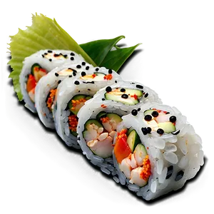 Spicy Crab Sushi Roll PNG 06282024 PNG