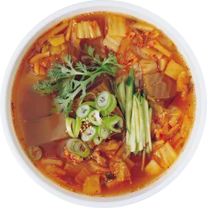 Spicy Korean Kimchi Tofu Soup