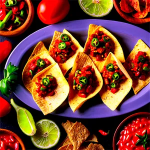 Spicy Nacho Platter Png 82 PNG image