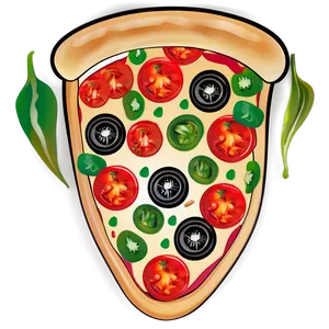 Spicy Pizza Vector Graphic Png 06262024 PNG image