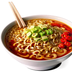 Spicy Ramen Bowl Png Sbj10 PNG image