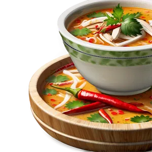 Spicy Thai Soup PNG Xug