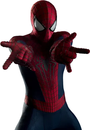 Spider Man Action Pose PNG image