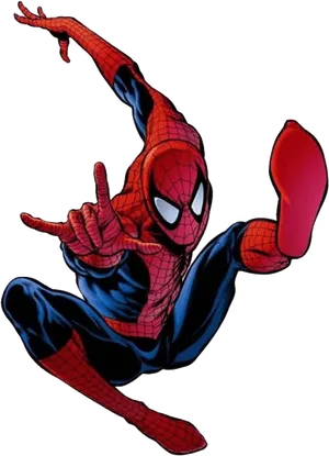 Spider Man Classic Pose PNG image