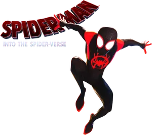 Spider Verse Miles Morales Leap PNG image