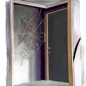 Spider Web Corner Doorway PNG image