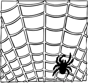 Spider Web Silhouette