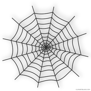 Spider Web Silhouetteon Black Background PNG image