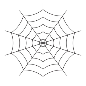 Spider Web Silhouetteon Black Background PNG image