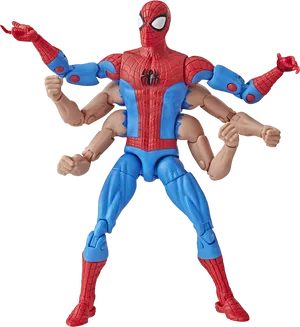 Spiderman Action Figure Pose PNG image